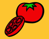 Dibujo Tomate pintado por migl
