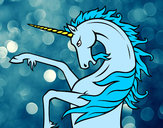 Dibujo Unicornio salvaje pintado por javi12233