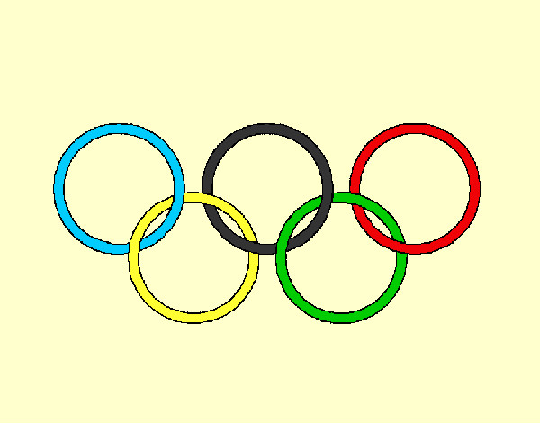 Dibujo Anillas de los juegos olimpícos pintado por FranciscaS
