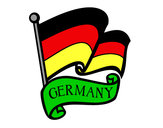 Dibujo Bandera de Alemania pintado por rafa43