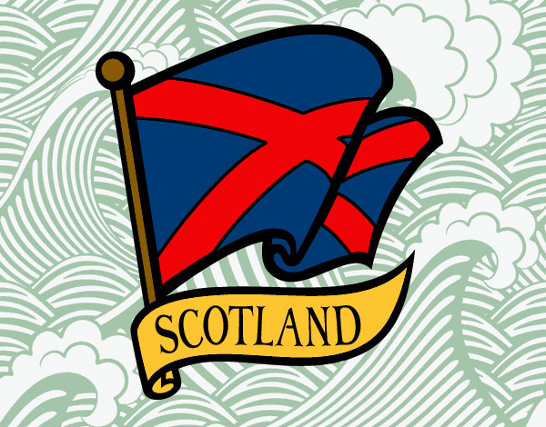 Dibujo Bandera de Escocia pintado por manidenise