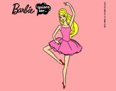 Dibujo Barbie bailarina de ballet pintado por MeliBarbie