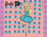 Dibujo Barbie bailarina de ballet pintado por nataliaTV