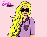 Dibujo Barbie con gafas de sol pintado por ndeye