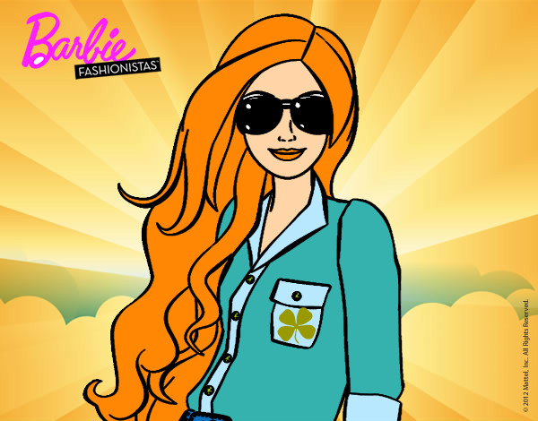 Barbie con gafas de sol