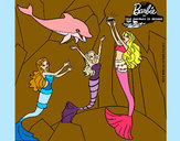 Dibujo Barbie con la perla marina 1 pintado por fati07