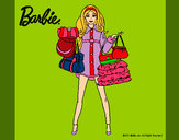 Dibujo Barbie de compras pintado por MeliBarbie