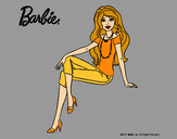 Dibujo Barbie moderna pintado por MeliBarbie