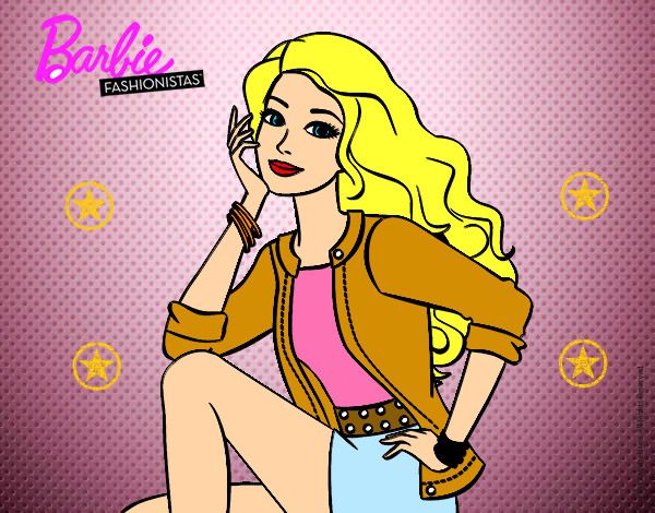 Dibujo Barbie súper guapa pintado por lisalexsta
