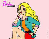 Dibujo Barbie súper guapa pintado por MeliBarbie