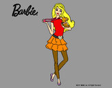Dibujo Barbie y su mascota pintado por MeliBarbie