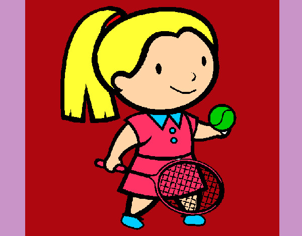 elena jugando al tenis