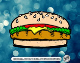Dibujo Crea tu hamburguesa pintado por PeteDr
