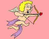 Dibujo Cupido alegre pintado por teresTESSA