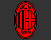 Dibujo Escudo del AC Milan pintado por NATHAN 