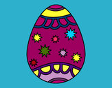 Dibujo Huevo con estrellas pintado por Beleem