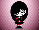 Dibujo Look Emo pintado por ashley1305