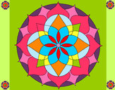 Dibujo Mandala 14 pintado por maros0115