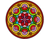 Dibujo Mandala 35 pintado por tityh