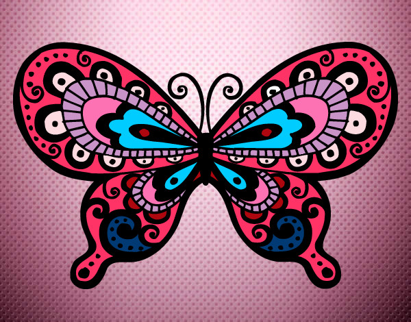Dibujo Mariposa bonita pintado por MeliBarbie