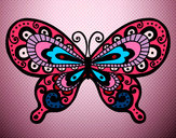 Dibujo Mariposa bonita pintado por MeliBarbie