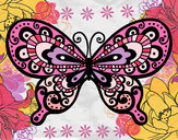 Dibujo Mariposa bonita pintado por risitapop
