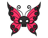 Dibujo Mariposa Emo pintado por idan