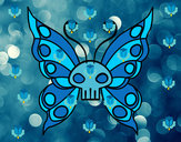 Dibujo Mariposa Emo pintado por yayo