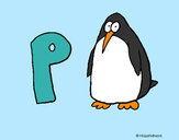 Dibujo Pingüino pintado por teresTESSA