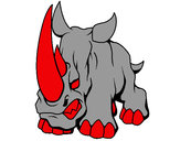 Dibujo Rinoceronte II pintado por daniel354