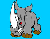 Dibujo Rinoceronte II pintado por JuanikoPok