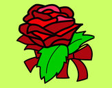 Dibujo Rosa, flor pintado por 0987