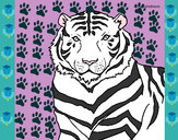 Dibujo Tigre 3 pintado por nataliaTV