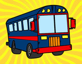 Dibujo Autobús del colegio pintado por estebin