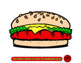 Dibujo Crea tu hamburguesa pintado por GrDark