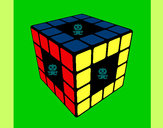 Dibujo Cubo de Rubik pintado por Bebe321