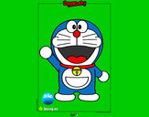 Dibujo Doraemon pintado por DavidRA