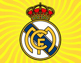 Dibujo Escudo del Real Madrid C.F. pintado por hora90ale