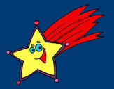 Dibujo Estrella fugaz pintado por AYELEN05