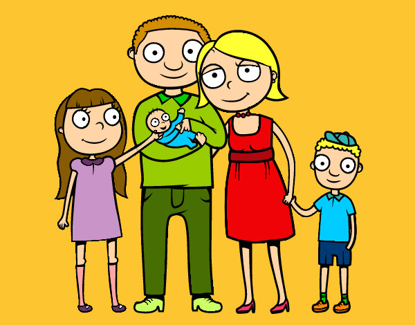 Dibujo Familia unida pintado por flopy2011