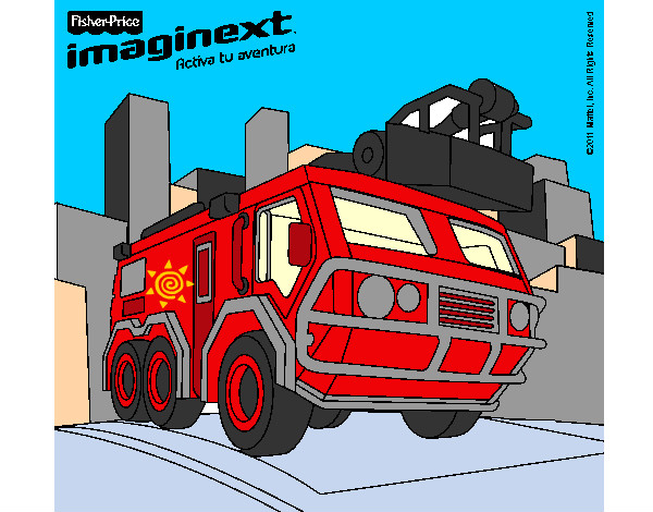 camion de bomberos de imaginext