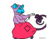 Dibujo La ratita presumida 7 pintado por lionora