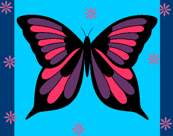 Dibujo Mariposa 8 pintado por monimarcel