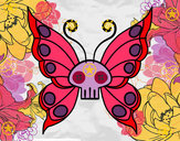 Dibujo Mariposa Emo pintado por kiblinda