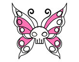 Dibujo Mariposa Emo pintado por tedoro