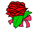 Dibujo Rosa, flor pintado por vale_01