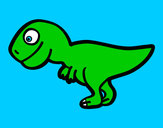 Dibujo Tiranosaurio rex joven pintado por lucas2000