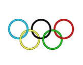 Dibujo Anillas de los juegos olimpícos pintado por ISA4025