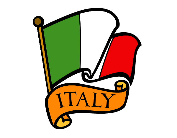 Dibujo Bandera de Italia pintado por Dolita
