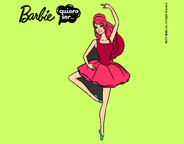 Dibujo Barbie bailarina de ballet pintado por GalileaPB
